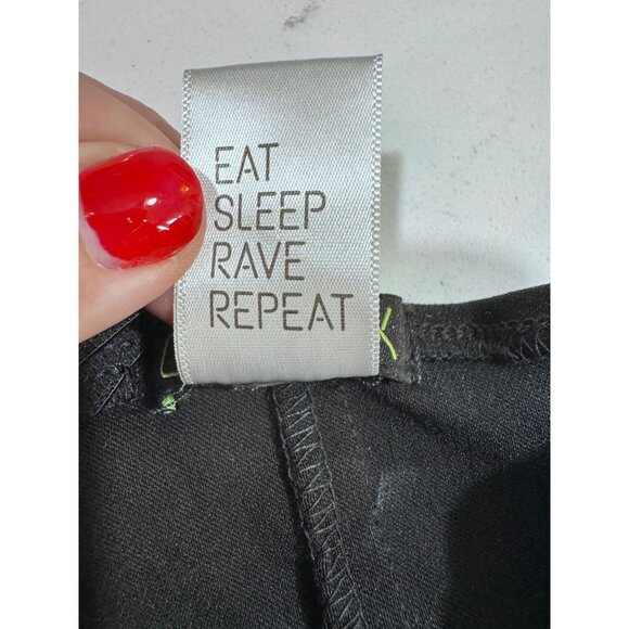 CLUBEXX bondage ring tank tube top size M rave cyber goth festival club - Picture 3 of 5